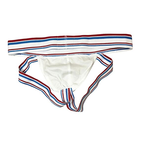 Jockmail Intensity Mesh Jockstrap JM242 White Size Large (30-32) - Picture 2 of 5